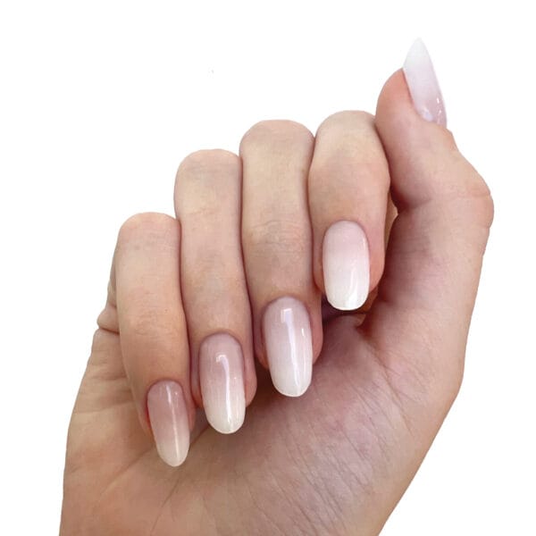 Gel Nail Strips – Classic White | Laonsi Cloud Bread - Image 2