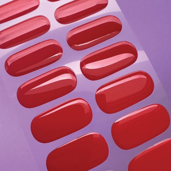 Gel Nail Strips – Classic Red | Laonsi Fairy Drop - Image 3