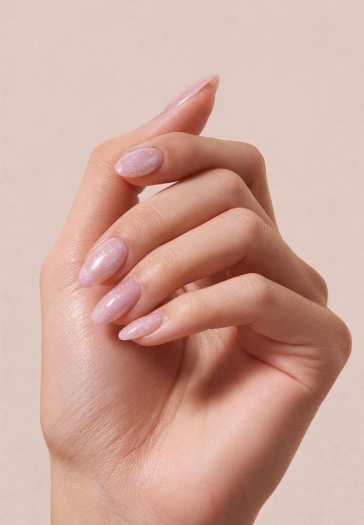 Pink Bloom | Purple glitter transparent↔Purple